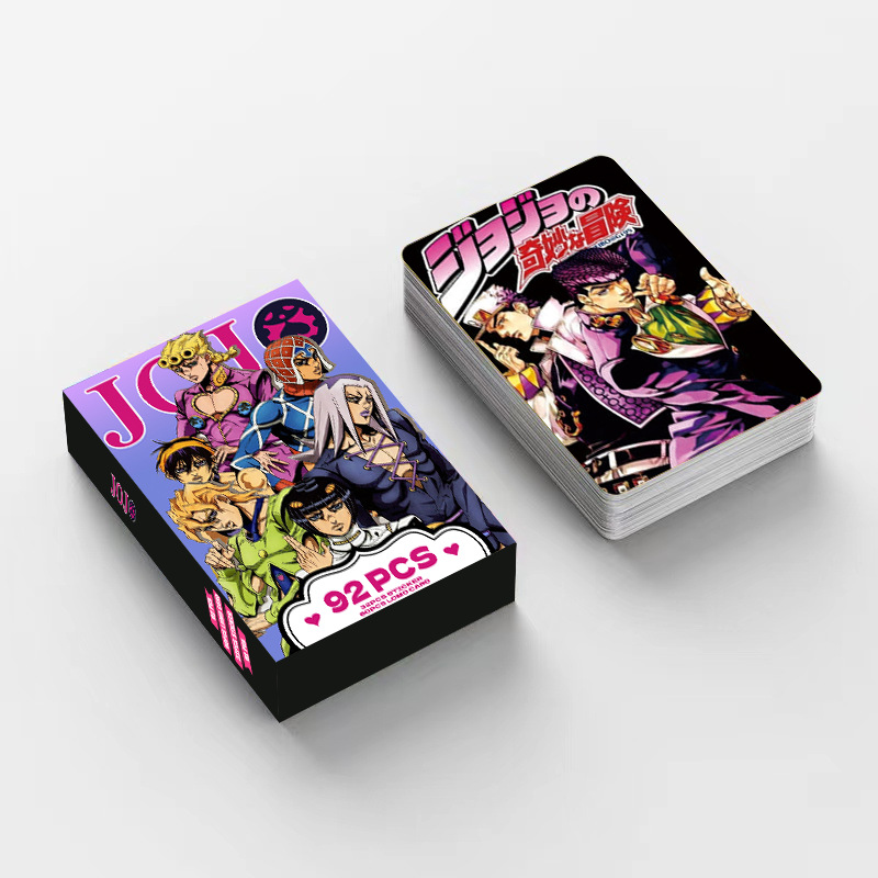 92PCS Photo Cards JOJO Double- - огляд і ціна Jojo Anime Merchandise