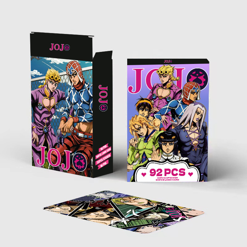92PCS Photo Cards JOJO Double- - огляд і ціна Jojo Anime Merchandise