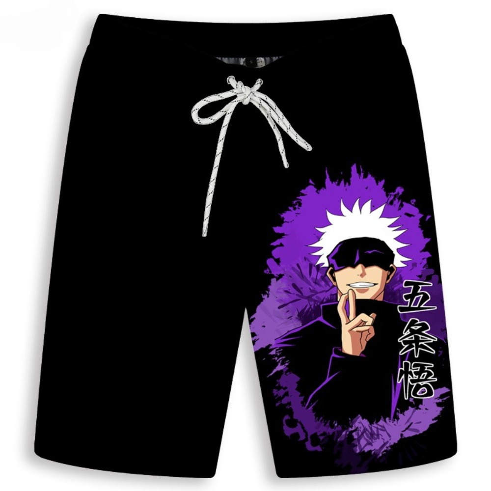 Men's Gojo Satoru Printed Shor - огляд і ціна Anime Merchandise Shop