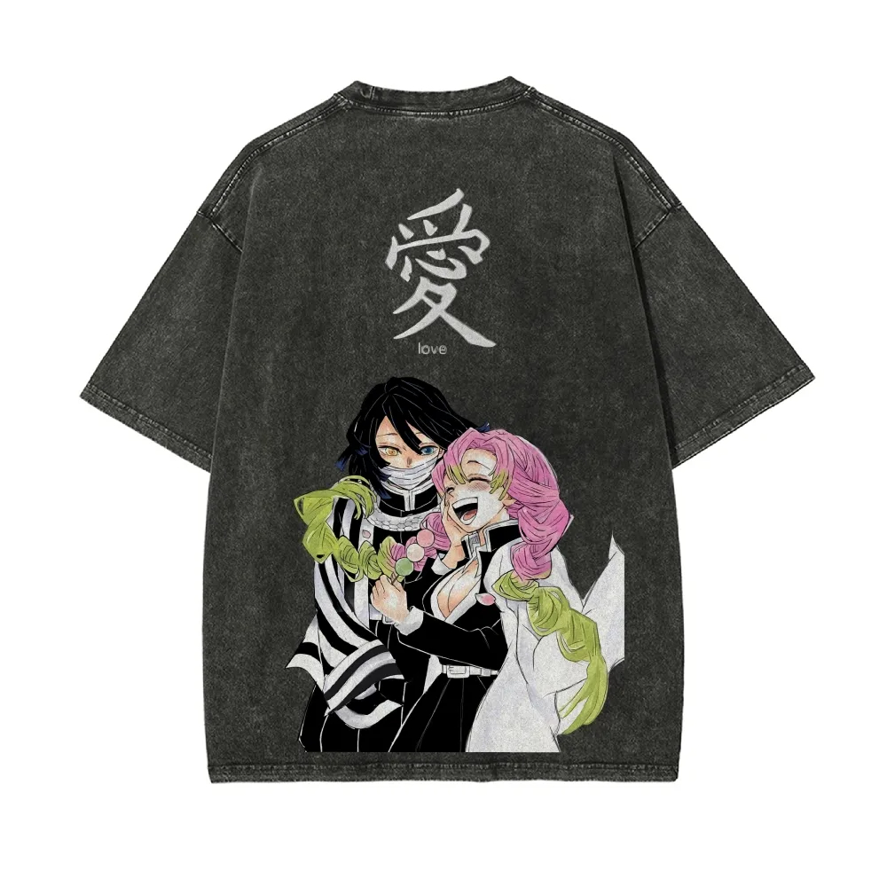 Kimetsu No Yaiba Washed T-Shir - огляд і ціна Anime Merchandise Shop