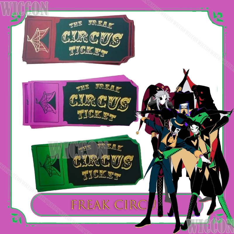 Freak Circus Ticket Card Red G - огляд і ціна Anime Merchandise Europe