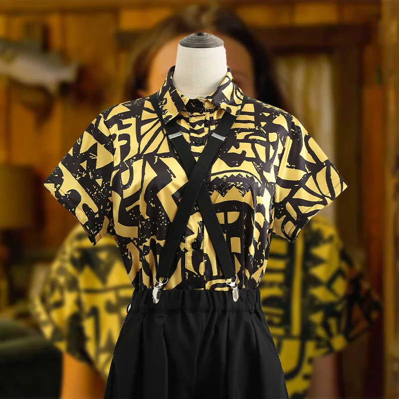 Eleven Yellow Shirt Belts Cosp - огляд і ціна Anime Merchandise Clothes