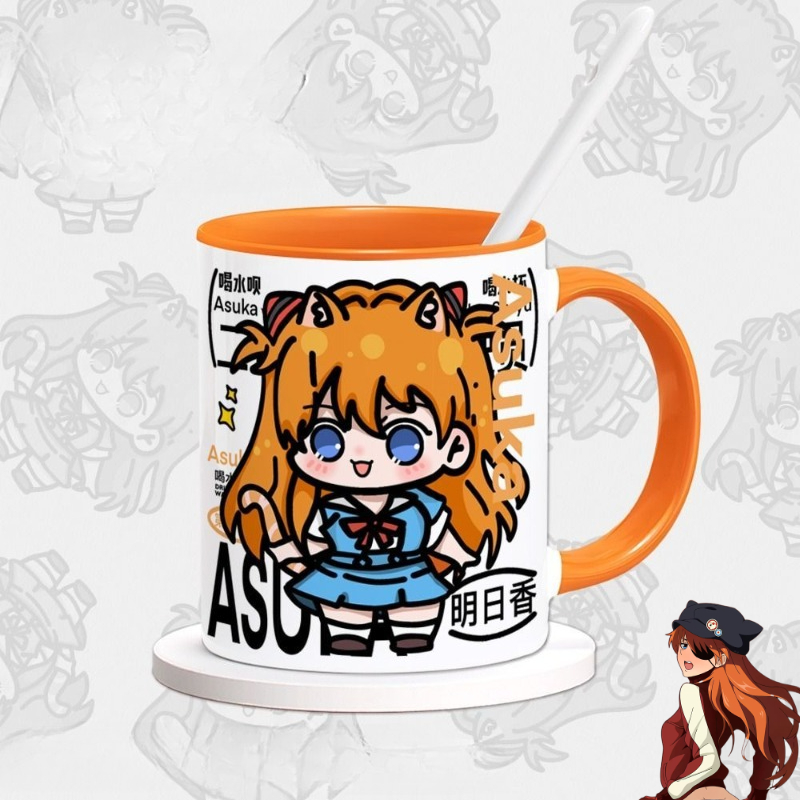 EVA Asuka Langley Soryu Anime  - огляд і ціна Anime Merchandise Mugs